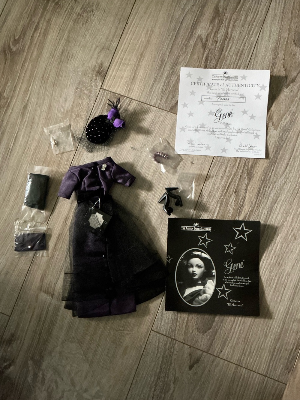 1996 Ashton Drake Gene Doll El Morocco Outfit Complete